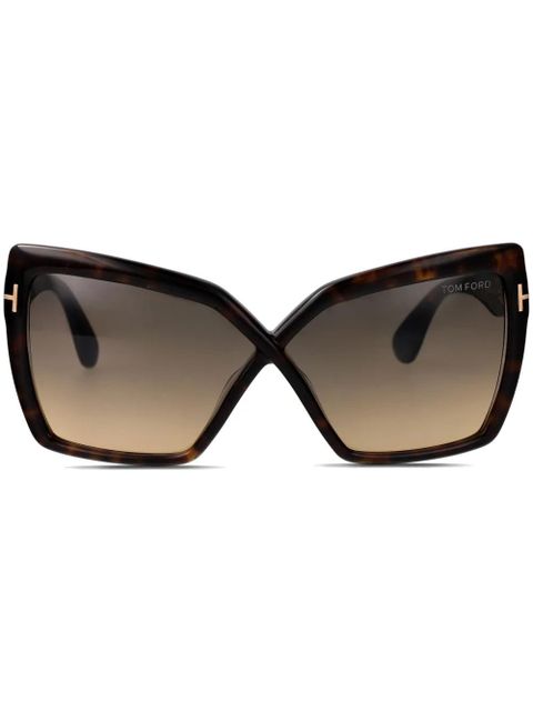 TOM FORD Eyewear cat-eye frame sunglasses - Brown - zdjęcie produktu nr 1