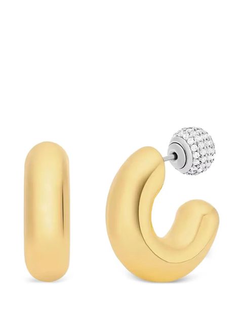 Michael Kors beaded-hoop earrings - Gold - zdjęcie produktu nr 2