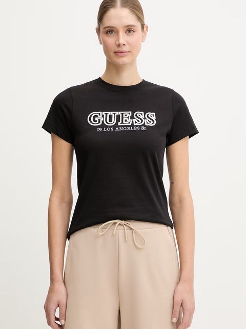 Guess t-shirt bawełniany KETTY - zdjęcie produktu nr 1