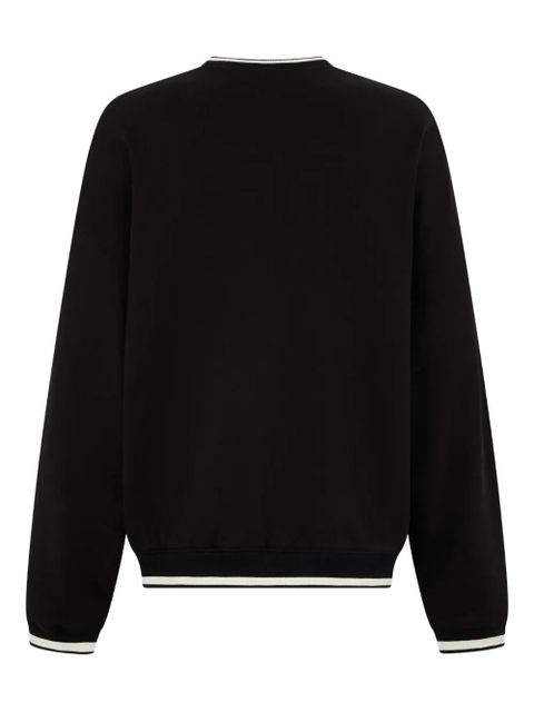 Dolce & Gabbana logo-embroidered sweatshirt - Black - zdjęcie produktu nr 2