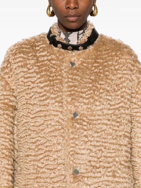 Jil Sander brushed coat - Neutrals