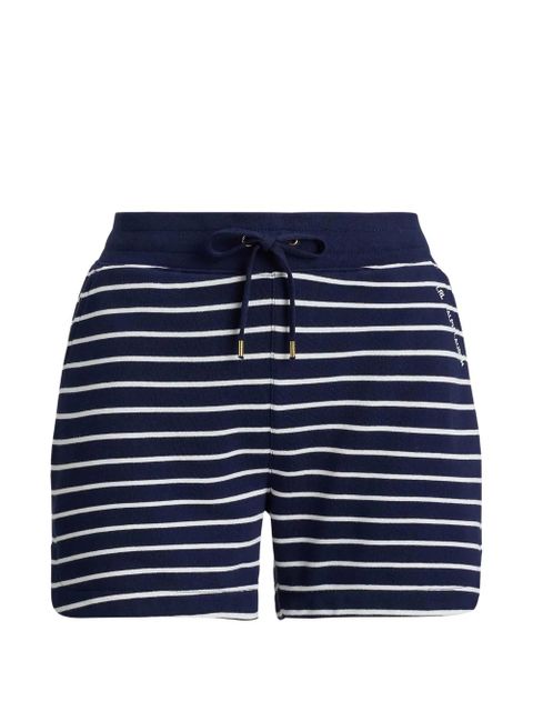 Lauren Ralph Lauren striped drawstring shorts - Blue - zdjęcie produktu nr 1
