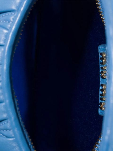 Miu Miu Wander matelassé nappa leather bag - Blue