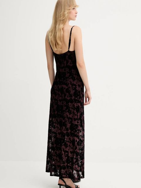 Gestuz sukienka kolor czarny maxi prosta 10910584