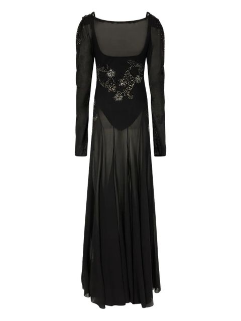 Rabanne jersey maxi dress - Black - zdjęcie produktu nr 2