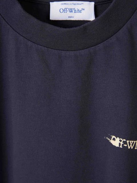 Off-White graphic logo T-Shirt - Blue