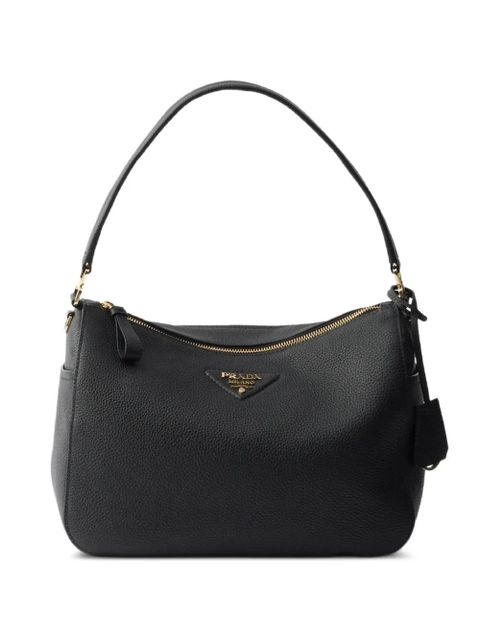 Prada leather shoulder bag - Black - zdjęcie produktu nr 1