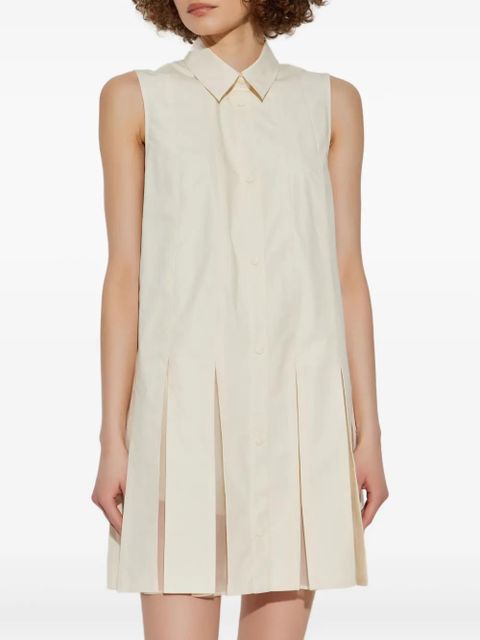 Moncler cotton mini dress - White