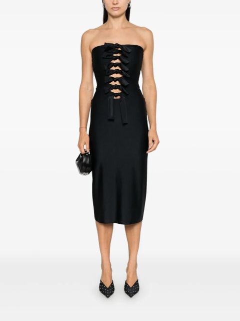 Coperni knot-detail jersey dress - Black - zdjęcie produktu nr 2