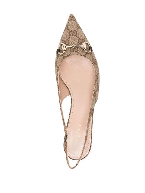 Gucci 45mm GG Supreme pumps - Neutrals
