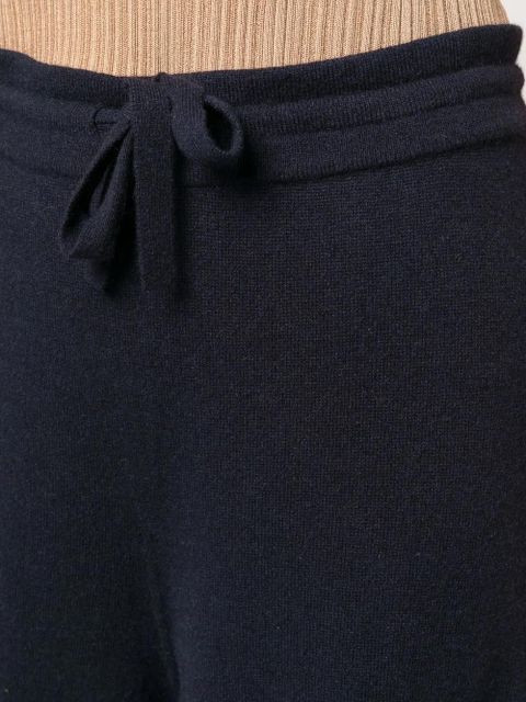 Jil Sander drawstring-waist cashmere trousers - Blue
