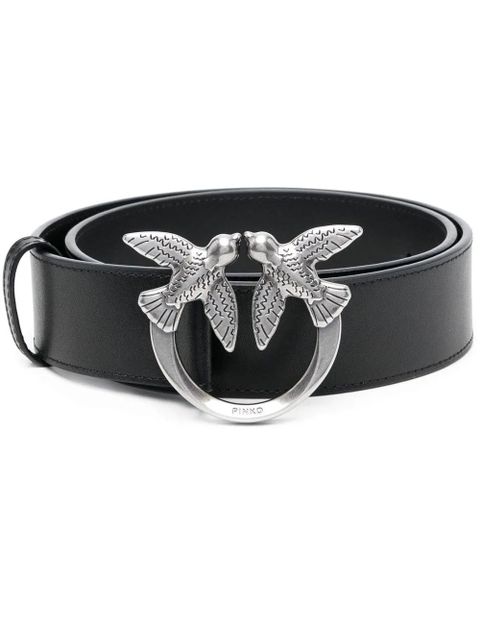 PINKO love bird buckle belt - Black - zdjęcie produktu nr 1