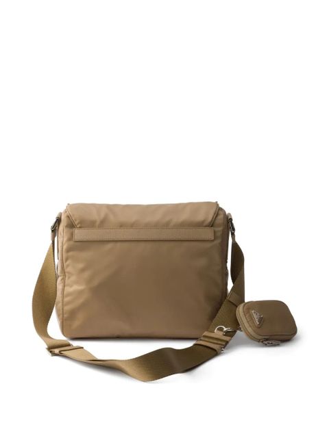 Prada logo-plaque shoulder bag - Neutrals - zdjęcie produktu nr 2