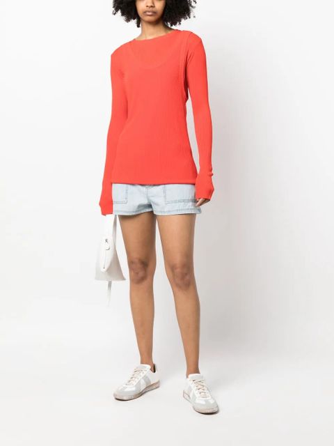 Marni layered-effect ribbed-knit jumper - zdjęcie produktu nr 2