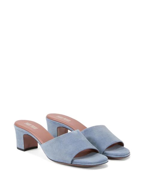 Paris Texas Ava block-heel mules - Blue - zdjęcie produktu nr 2