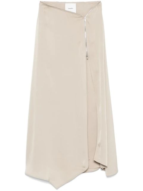 Nanushka Zella maxi skirt - Neutrals - zdjęcie produktu nr 1