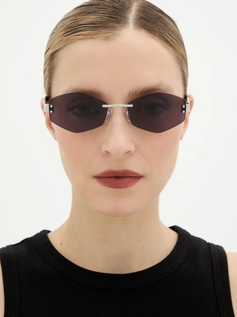 Marc Jacobs okulary przeciwsłoneczne damskie kolor srebrny MARC 496/S AIR