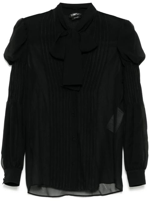 TOM FORD silk shirt - Black - zdjęcie produktu nr 1