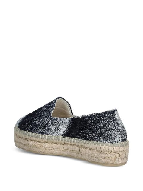 Manebi platform flat espadrilles - Blue