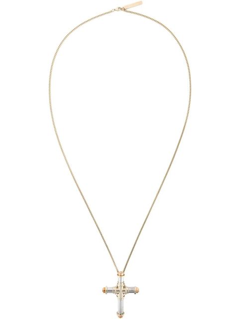 Givenchy chunky cross pendant necklace - Metallic - zdjęcie produktu nr 1