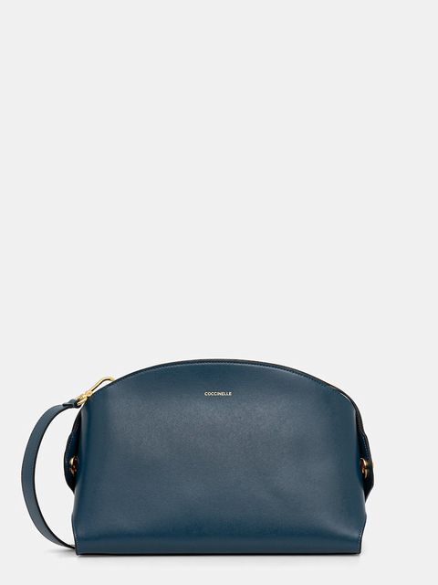 Coccinelle torebka skórzana TYLDE kolor niebieski E1 U7K 12 01 01 - zdjęcie produktu nr 1