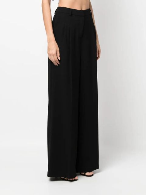 Simkhai Sanaz pleated palazzo pants - Black