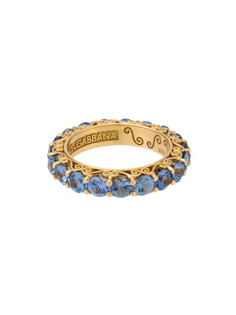 Dolce & Gabbana 18kt yellow gold Heritage sapphire ring - zdjęcie produktu nr 1