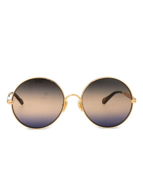 Chloé Eyewear Aly round-frame sunglasses - Gold - zdjęcie produktu nr 1
