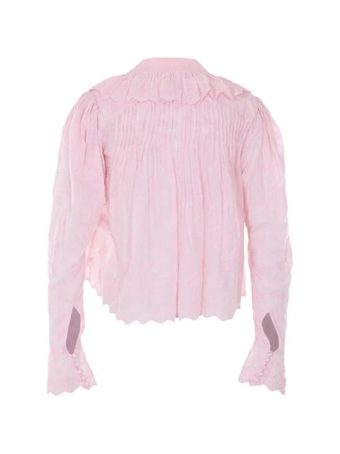 ISABEL MARANT Zelly ruffled blouse - Pink - zdjęcie produktu nr 2