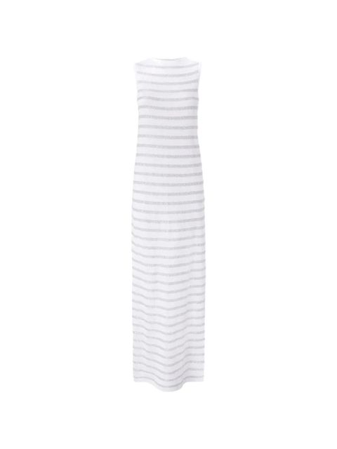Missoni crew-neck striped maxi dress - White - zdjęcie produktu nr 1