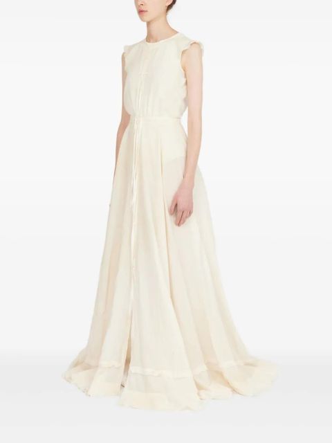 MM6 Maison Margiela cotton gown - Neutrals - zdjęcie produktu nr 2