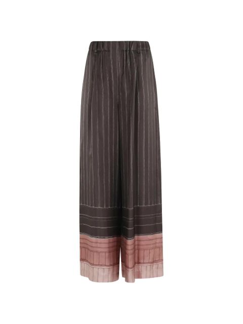Alysi striped trousers - Brown - zdjęcie produktu nr 1