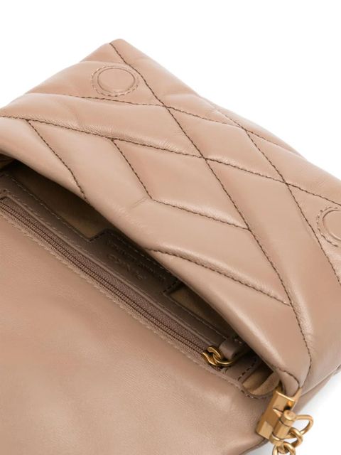 PINKO Love Click quilted shoulder bag - Neutrals