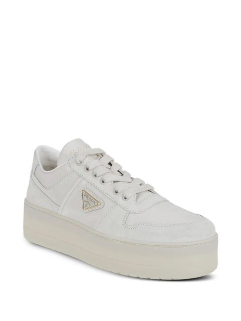 Prada Downtown Bold logo-plaque sneakers - Neutrals - zdjęcie produktu nr 2
