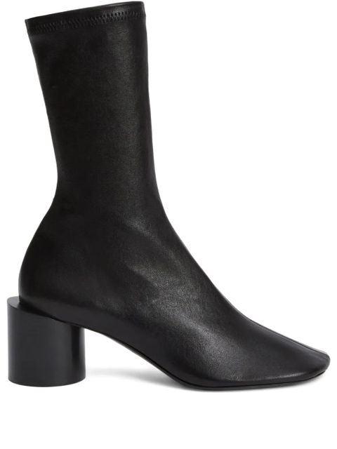 Jil Sander block-heel ankle boots - Black - zdjęcie produktu nr 1
