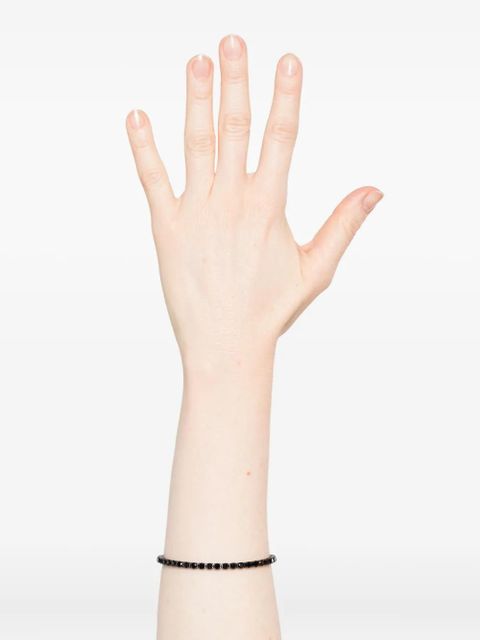 Swarovski black ruthenium-plated tennis bracelet - zdjęcie produktu nr 2