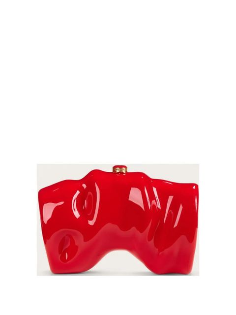 Cult Gaia Scrunch clutch bag - Red