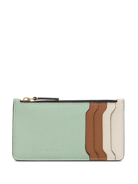 Marni Trunkaroo card holder - Green - zdjęcie produktu nr 1