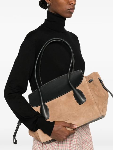 Jil Sander leather tote bag - Neutrals - zdjęcie produktu nr 2