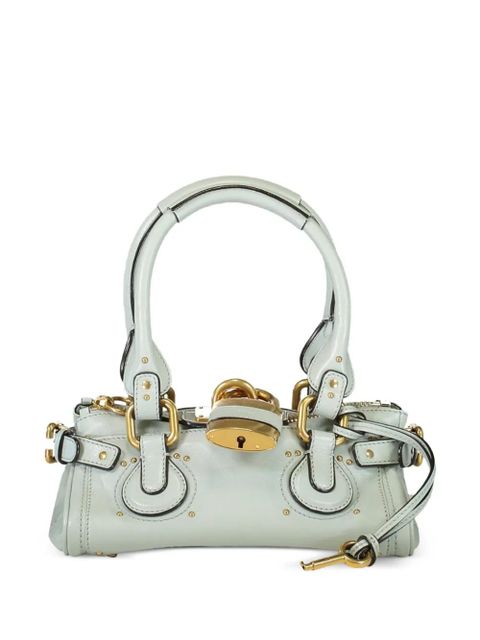 Chloé small Paddington padlock shoulder bag - Blue - zdjęcie produktu nr 1
