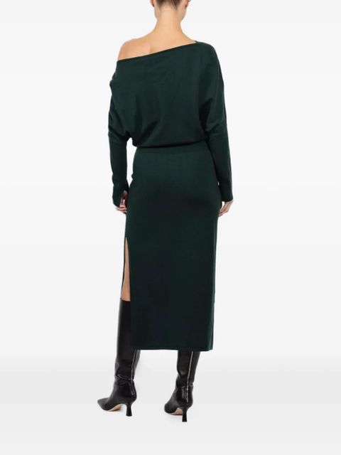 Simkhai off-shoulder midi dress - Green