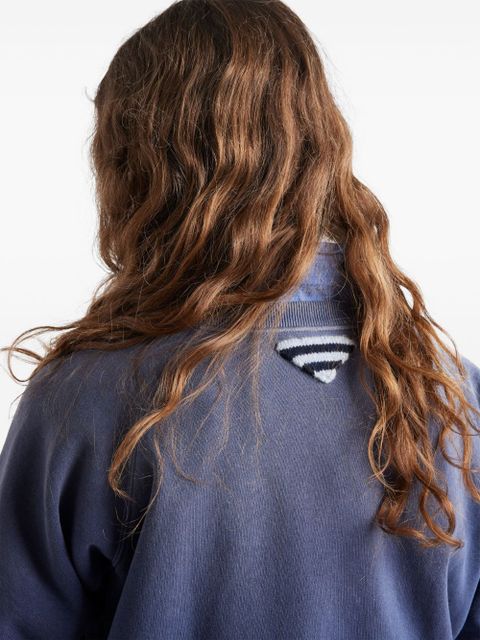 Prada logo-print T-shirt - Blue