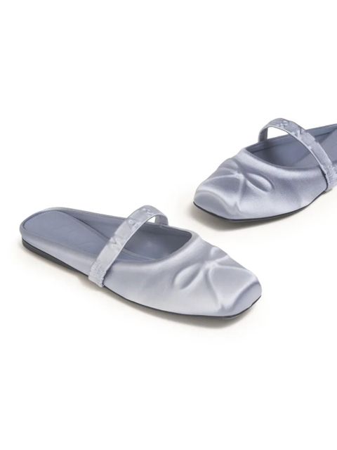 Marni satin ballet flats - Purple