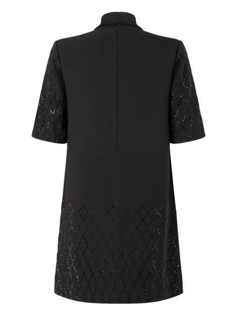 PINKO embellished short-sleeve mini dress - Black - zdjęcie produktu nr 2