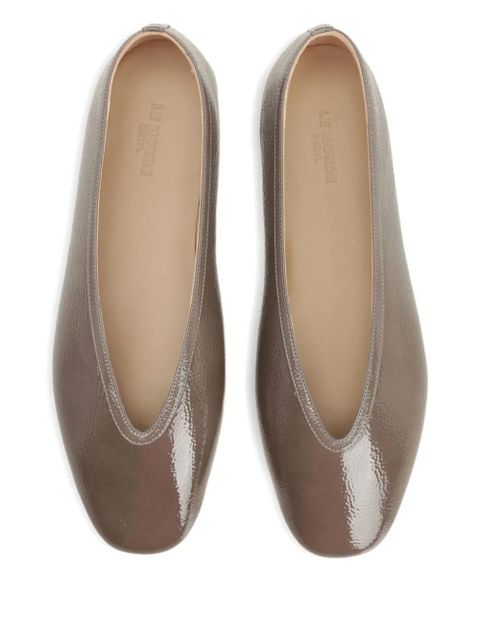 Le Monde Beryl leather ballet flats - Neutrals - zdjęcie produktu nr 2