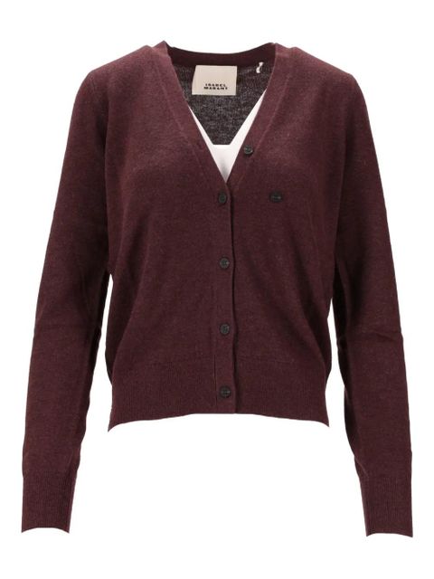ISABEL MARANT Carline buttoned cardigan - Red