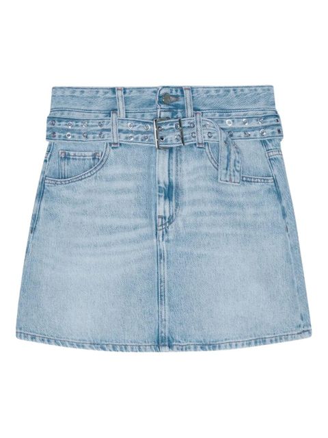 GANNI belted denim skirt - Blue - zdjęcie produktu nr 1