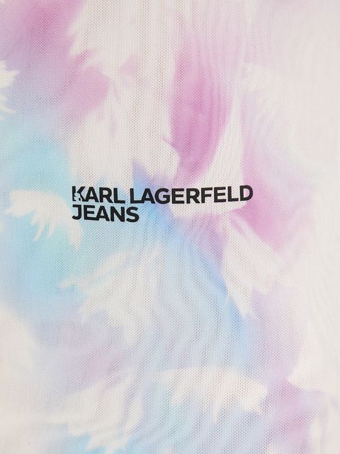 Karl Lagerfeld Jeans sukienka kolor biały mini prosta A3W13011