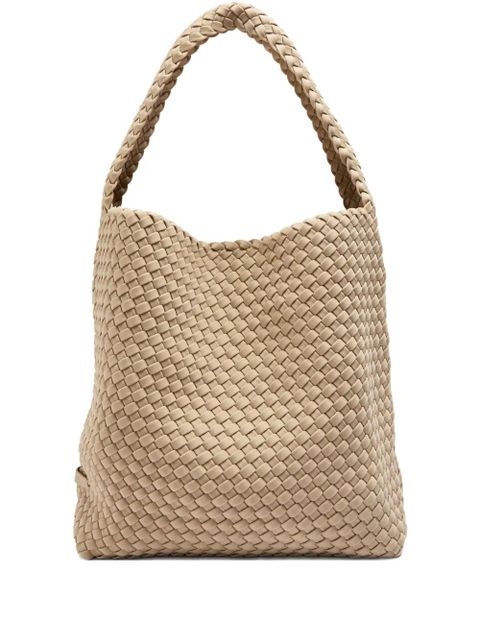 NAGHEDI medium Nomad woven design shoulder bag - Neutrals - zdjęcie produktu nr 1