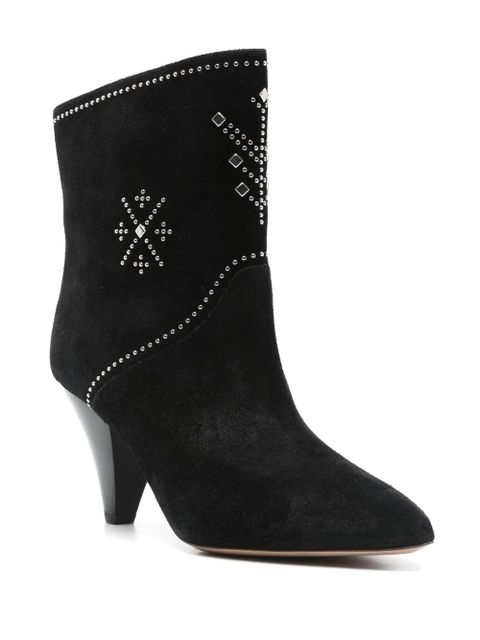 ISABEL MARANT 80mm Loline boots - Black - zdjęcie produktu nr 2